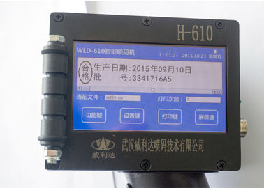 Porcellana Altezza portatile tenuta in mano della stampa della macchina 12.7MM del codificatore del getto di inchiostro di rendimento elevato fornitore