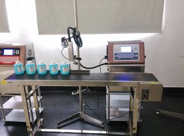 Porcellana 4 linee stampante industriale di Cij del getto di inchiostro di codifica, macchina automatica di codifica in lotti fornitore